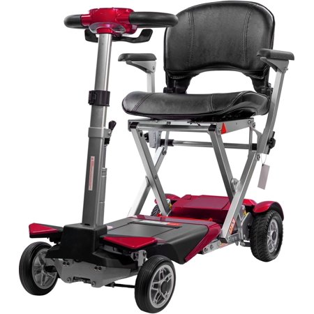 Transformer 2 Automatic Folding Travel Scooter RED with Lightweight Lithium Battery  Airline Approved