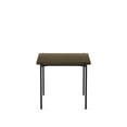 thumbnail image 5 of Amisco Drew 24" Square End Table - Greyish-Brown TFL / Black Metal, 5 of 5