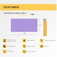 thumbnail image 4 of HOUSELABELS Compatible with DK-2205 Replacement Roll for Brother QL Label Printers; PINK Continuous Length Labels; 2-4/9" x 100 feet (62mm*30.48m) with PRELOADED CARTRIDGE - 2 Rolls, 4 of 8