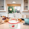 thumbnail image 4 of 1 Pce Bol de Cuisson en Céramique Forme Ronde Bol pour Aliments Complémentaires Bol de Service pour Dessert, 4 of 9