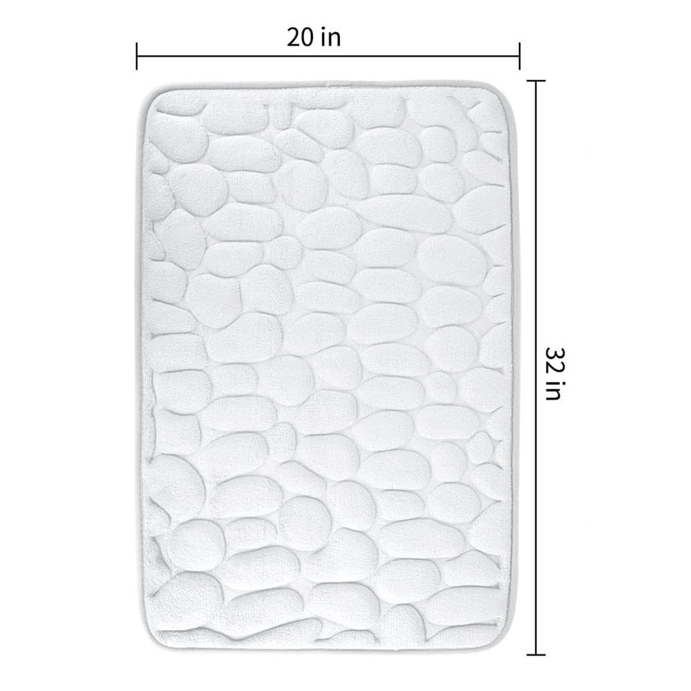Over the Floor Bathroom Rug Mat, 5-Piece Set Memory Foam, Extra Soft N -  HeadClicks