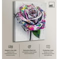 thumbnail image 2 of Graffiti Rose Canvas Urban Glam Prints by Art Remedy, Gallery Wrapped, 16 x 20, 2 of 7