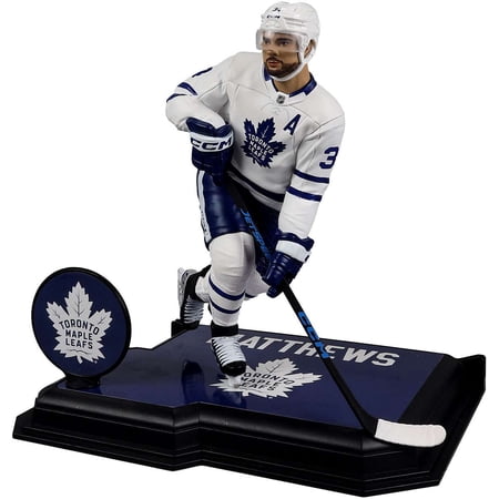 McFarlane NHL Sports Picks Hockey Auston Matthews Action Figure (White Jersey, Chase Version)