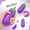 Purple, variant on Eggplant Squishies, Soft Vegetable Squeeze Toy