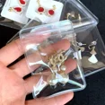 thumbnail image 4 of Transparent PVC Jewelry Organizer Package Bags Clear Anti-Oxidation Bag Earring Necklace Storage Holder Self Sealing Pouch 5X7cm 20pcs, 4 of 6