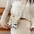 thumbnail image 3 of Glitter Shoulder Bag Sequin Handbag Purse Crossbody Bag for Women Evening Color Gold Size One Size, 3 of 7