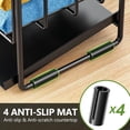 thumbnail image 3 of Moforoco 2 Tier Kitchen Sink Caddy Organzier Rack with Flexible Dish Brush Holder,Sponge Holder for Kitchen Sink Countertop Organization Storage,Home Decor Accessories Essentials Stainless Steel, 3 of 7