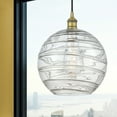 thumbnail image 5 of 616-1P-SG-G1213-12-Innovations Lighting-Athens Deco Swirl - 1 Light Mini Pendant In Industrial Style-14.75 Inches Tall and 12 Inches Wide-Satin Gold, 5 of 7