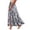 *B-Multicolor, variant on Women's High Waist Floral Print A Line Maxi Skirt with Slit,Casual Summer Flowy Swing Skirt B-Multicolor,Women's Plus S