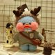 thumbnail image 1 of Lalafanfan-muñeco de peluche de pato azul para niña y niño, juguete de animales de peluche Kawaii, muñeco creativo de dibujos animados con accesorios, regalos de cumpleaños Fivean unisex, 1 of 2