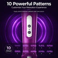 thumbnail image 4 of Artrylin 10-Speed High-Power Corded Handheld Massager, Deep Tissue Therapy for Woman, Muscle Pain Relief, Body Soreness Recovery, Powerful Vibration (Purple)​, 4 of 9