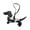 Black, variant on Perfect Gift Double Sided 3D Dachshund PU Leather Keychain Charm for Pet Lovers to Personalize Keys and Bags