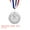 Silver, variant on Uxcell Award Metal, Winner Award Medals Prize with Neck Ribbon Red White Blue Gold