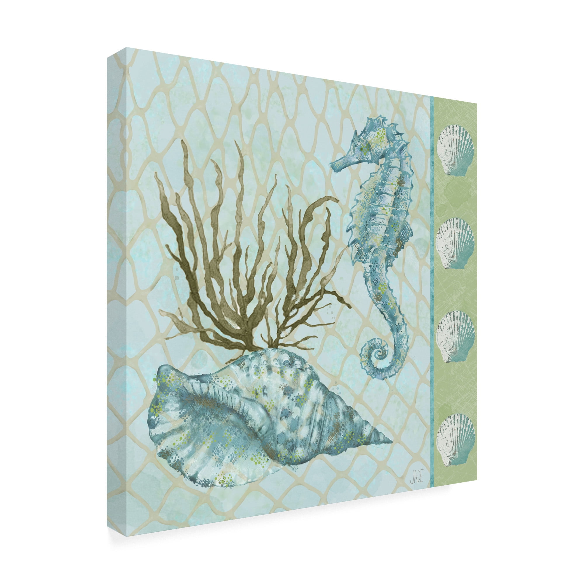 Trademark Fine Art 'Under Sea I' Canvas Art by Jade Reynolds