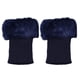 thumbnail image 2 of HongQid Womens Fuzzy Leg Warmers Knit Ankle Socks Winter Warm Ruffle Leg Sleeves Warmer Thick Boot Socks, 2 of 3