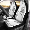 thumbnail image 2 of Juego de 2 fundas de asiento de coche ABPHQTO protector de asientos delanteros universal gris, 2 of 4