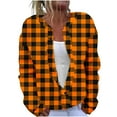 thumbnail image 2 of LOVZFMLL Cardigan for Women's Casual Printed Knitted Cardigan Button Coat, 2 of 5