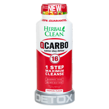Herbal Clean Same-Day Premium Detox Drink 16oz - Tropical