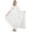 White, variant on Cotton Neck Wrap Indian Dupatta Chunni Long Stole Tassel Scarf-White