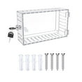 thumbnail image 3 of Thermostat Covers Wall Mounted Large Combination Locks Clear Box Guard, 3 of 8