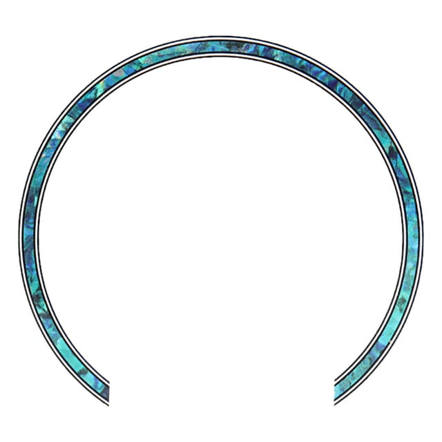 Decorative Soundhole Stickers Suitable for 38 Inch Or 41 Inch Guitars,Water To The Back Before Sticking,Wooden Soundhole Decal Sticker for Acoustic Guitar Sound Hole Inlay