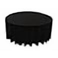 thumbnail image 3 of LA Linen TCpop120R-BlackP24 Polyester Poplin Tablecloth, Black - 120 in. Round, 3 of 4