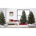 thumbnail image 4 of Joy Christmas Sign Front for Door Decoration, 11 in Round Wood Wreaths Wall Hanging Outdoor, Farmhouse, Porch, for Spring Summer Fall All Seasons Holiday Christmas, 4 of 5