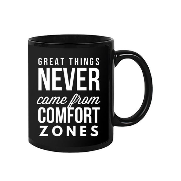 Great Things Quote Design Mug Unisex's -Image by Shutterstock