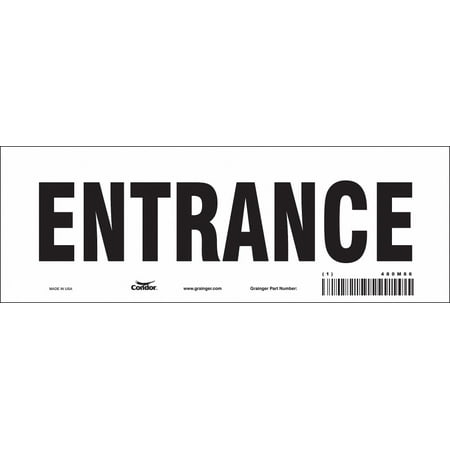 

Condor Safety Sign 3 1-2 in x 10 in Vinyl 480M86 480M86 ZO-G5862740