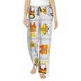 thumbnail image 2 of Kdxio Women's Comfy Stretch Construction Equipments WorkerPrint Drawstring Pajama Pants-XX-Large, 2 of 9