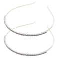 thumbnail image 1 of 2 piezas Exquisitas bandas de cabello delicada diadema de perla Decoración de la banda de cabeza elegante de la cabeza, 1 of 5