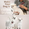 thumbnail image 5 of Dog Shaver Clippers Low Noise Rechargeable Cordless Electric Quiet Hair Clippers Set for Dogs Cats Pets Features a Ceramic Blade Head That is Removable (red), 5 of 8