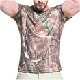 thumbnail image 2 of APEXFWDT Men's Camouflage T-Shirt Sports Fitness Short Sleeve Camo Crewneck Vintage Shirt Camo Lightweight Muscle Fit Sun Protection Shirt, 2 of 3