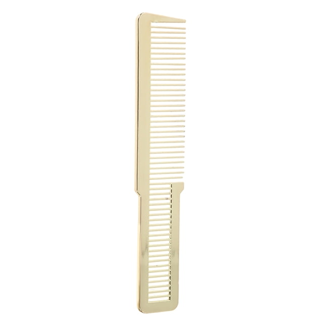 Peine de Peluquero de Parte Plana Baoblaze Peine de Recorte de Cabello Dorado