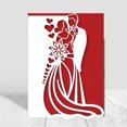 thumbnail image 2 of ZUARFY Valentine's Day Bride Groom Metal Cutting Dies Stencil DIY Scrapbook Album Card, 2 of 9