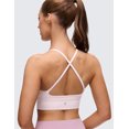 thumbnail image 3 of CRZ YOGA Butterluxe Cross Back Sports Bras For Women, 3 of 6