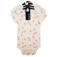 thumbnail image 2 of Gerber Baby Girl Casual Short Sleeve Bodysuits, 3-Pack, Sizes Preemie - 12 Months, 2 of 10
