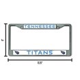thumbnail image 3 of Marco de placa de matrícula estándar Rico Industries cromo Tennessee Titans NFL 6 x 12.25, 3 of 3