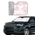 thumbnail image 4 of XMXT Car Sun Shade Windshield, Roses Line Drawing Illustration Sunshade for Car Windshield Sun Shades for Car SUV Truck, s, 4 of 9
