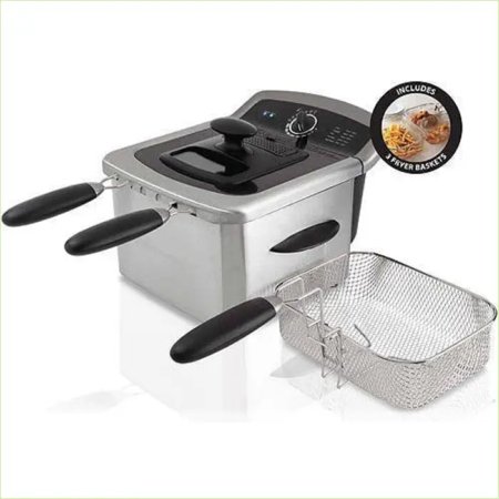 Stylish Furniture Farberware 4l Deep Fryer, Stainless Steel,