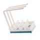 thumbnail image 3 of Toystoory Estante para fregadero, estante de drenaje de plástico ABS montado en encimera, estante organizador de almacenamiento para fregadero de cocina Organizadores de utensilios de cocina Azul Toystoory HA004852-01, 3 of 6