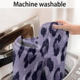 thumbnail image 5 of Leopard Pattern Purple Bathroom Rugs Mat,Non Slip Microfiber Bathroom Rug,Rubber Backing,Soft Bathroom Mats for Bathroom Floor,Tub and Shower,17x27in(43x68cm), 5 of 5