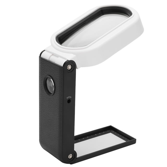 Noref TH‑7018FX Handheld Magnifying Glass With LED Light Foldable 10X / 25X Magnifying Tool,10X / 25X Magnifier,LED Magnifying Glass
