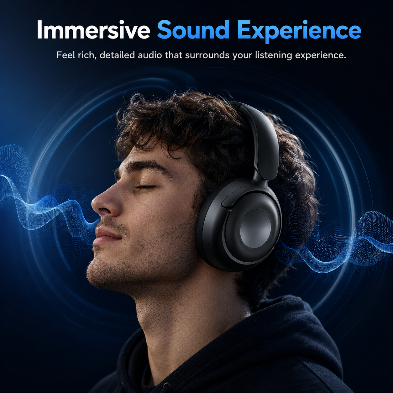 Cillso Hybrid Active Noise Cancelling Over-Ear Headphones photo 8