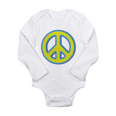 

CafePress - Ukraine Flag Ukrainian Pride Peace Symbo Body Suit - Long Sleeve Infant Bodysuit