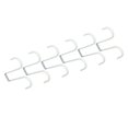 thumbnail image 4 of Ganchos Para Colgar Sobre La Puerta, Capacidad De Carga De 20 Libras, Ganchos Para Colgar Sobre La Puerta, 6 Piezas De Acero Con Alto Contenido De Manganeso Para Toalla, 4 of 7