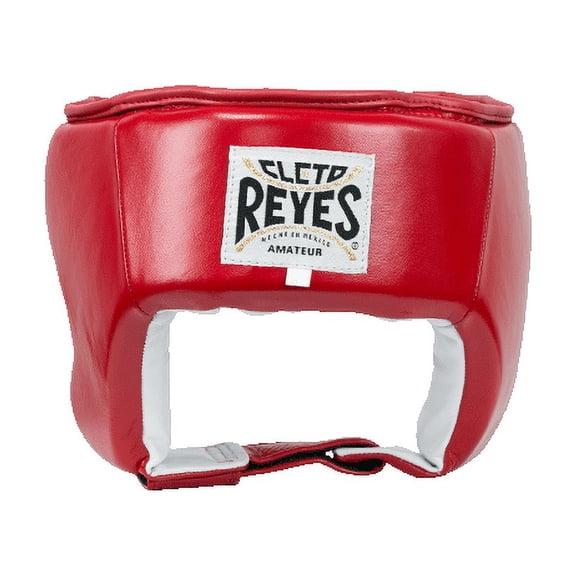 Cleto Reyes Official USA Boxing Approved Amateur Boxing Helmet, Headgear for Sparring, Fighting, MMA, Muay Thai, Kickboxing Equipment, Small, Red