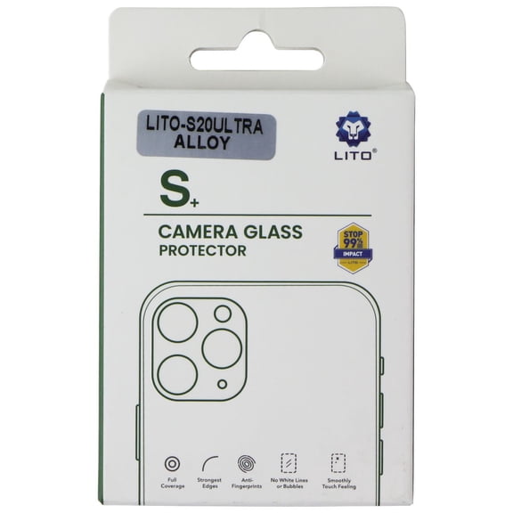 LITO S Camera Glass Protector for Samsung Galaxy S20 Ultra 5G - Black