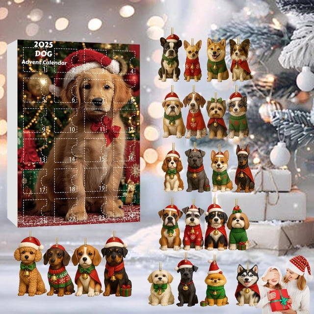 Todaioua Christmas Dog Lovers' Arrival Calendar