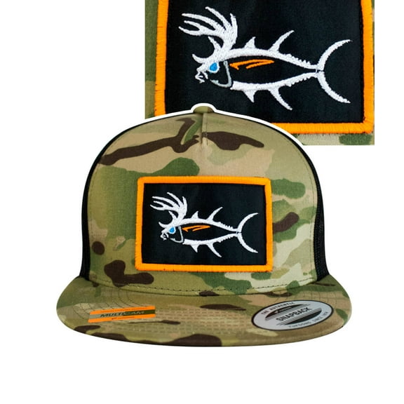 "Buck-Eye Patch" Unisex Snapback Trucker Hat